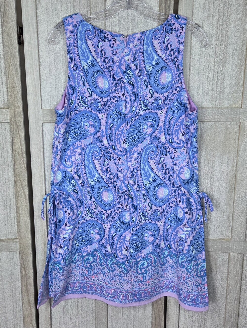 Lilly Pulitzer Donna Romper Womens Size 8 Hello Sunshine Paisley Shift Dress - Picture 3 of 12